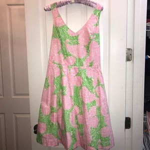 Lilly Pulitzer fit and flare dress sz 8